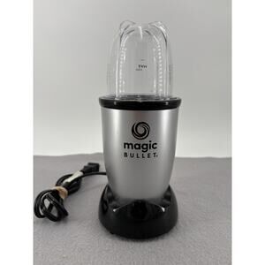 Magic Bullet Blender MB1001B Replacement Parts motor Base w/ Cup Silver Tested